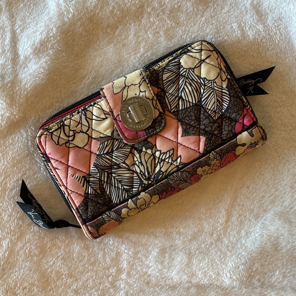 Vera Bradley turn lock wallet